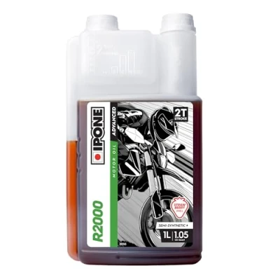 Abbildung von IPONE Motoröl ZT Motorrad R2000RS Teilsynthetisch auf Esterbasis Hochwertiger Schmierstoff 1 Liter Dosierkanister, Erdbeere, 1L