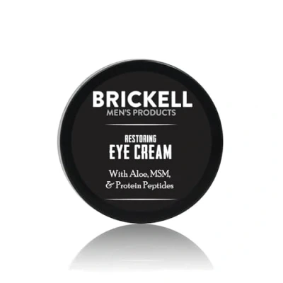 Abbildung von Brickell Men&#039;s Restoring Eye Cream Natürliche und organische Anti Aging Augencreme gegen Falten Augenringe Reduziert Tränensäcke &amp; Augen Schwellungen 15 ml Unparfümiert