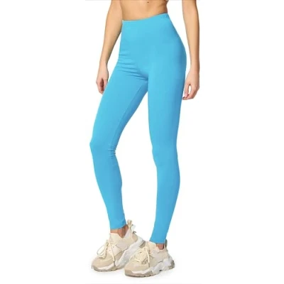 Abbildung von Merry Style Leggings Damen Hosen aus Baumwolle MS10 198 (1 tlg) elastischer Bund, eng