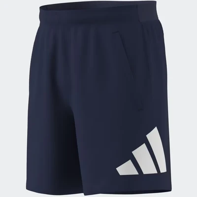 Abbildung von adidas Performance Train Essentials LOGO kurze Sporthose Dark blue white, Herren, Größe: Sx9&quot;, white