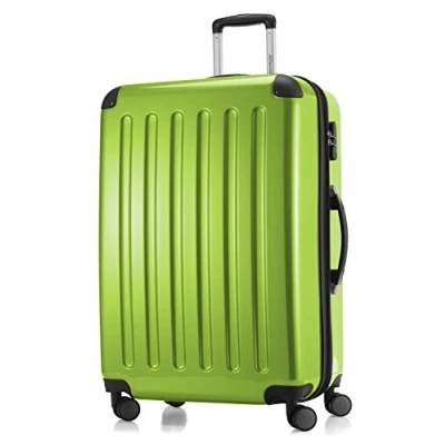 Abbildung von HAUPTSTADTKOFFER Alex Großer Hartschalen Koffer, 4 Doppel Rollen, Trolley, Rollkoffer, Reisekoffer, Volumenerweiterung, 75 cm, 119 Liter, Apfelgrün