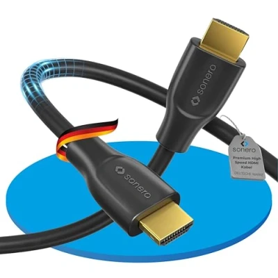 Abbildung von sonero Premium High Speed HDMI Kabel mit Ethernet 3,00m