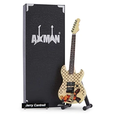 Abbildung von AXMAN Jerry Cantrell Miniatur Gitarren Replik Musikgeschenke handgefertigte Verzierung