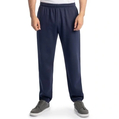 Abbildung von Fruit of the Loom Herren Eversoft Fleece Sweatpants Trainingshose, Elastische Unterseite, Marineblau, X Groß