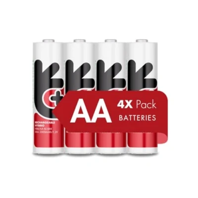 Abbildung von Uniross Ni MH AA / HR6 Genopladelige Batterier 2100mAh, 4 stk.
