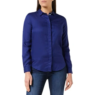 Abbildung von Kings of Indigo Damen Taja Hemd, Blau (Blue Print 8111), 38 (Herstellergröße: M)