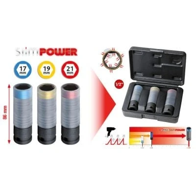 Abbildung von Kraft Stecknuss Satz KS TOOLS 515.0990