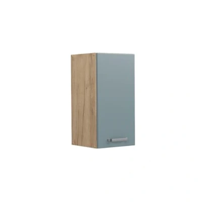 Abbildung von Vicco Hängeschrank R Line, Blau Grau/Goldkraft Eiche, 30 cm