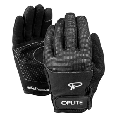 Abbildung von OPLITE Simracing Gloves Gants de Protection Karting Simulation Course Gaming Noir Taille L 23,5 x 10,5 cm