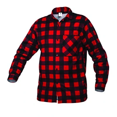Abbildung von Gahibre 543 Flanell Hemd, rot, 100% Baumwolle, 170 g