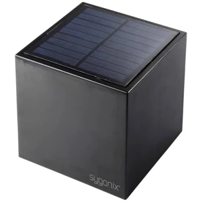 Abbildung von Sygonix SY 5499356 Solar Wandstrahler 0,9 W Warmweiß Schwarz