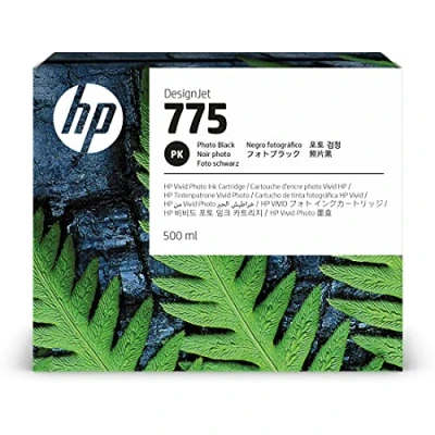 Abbildung von HP 775 500 ml Photo Black Ink Ink, W126475202 (775 Cartridge, Standard Yield, ml, 1 pc(s), Single)