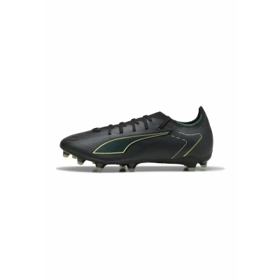Abbildung von Puma Ultra 6 Match Fußballschuhe Naturrasen, Herren, Größe: 40.5, Black fizzy light green terrain Schuhe