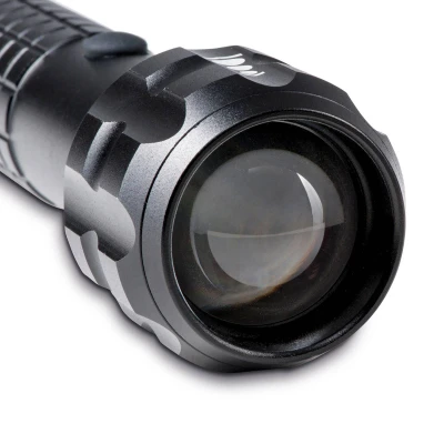 Abbildung von Maul LED Taschenlampe MAULkronos L outdoor taugliche große für die professionelle Anwendung helle mit langer Leuchtdauer und Spritzwasserschutz (IPX4) schwarz