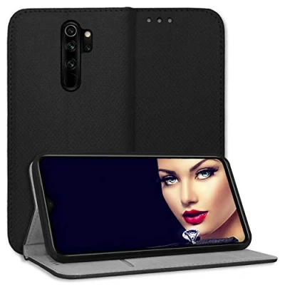 Abbildung von mtb more energy® Schutz Tasche Bookstyle für Xiaomi Redmi Note 8 Pro (6.53&#039;&#039;) schwarz Kunstleder Klapp Cover Hülle Wallet Case
