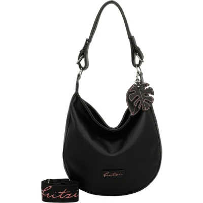 Abbildung von Fritzi aus Preußen ECO HOBO Handtasche, Damen, Größe: One Size, Black