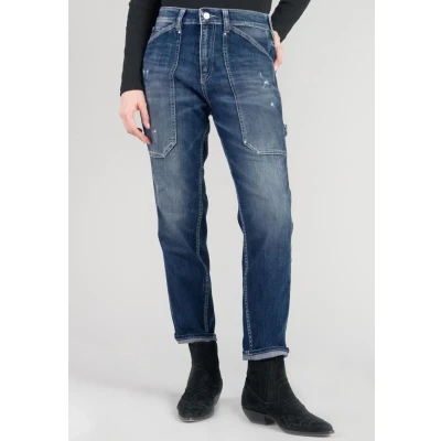 Abbildung von Le Temps Des Cerises 400 60 Longueur 34 Jeans Straight Leg, Damen, Größe: 32, Bleu