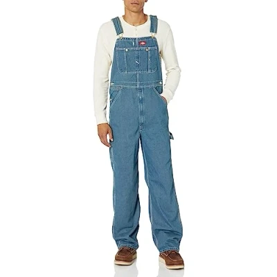 Abbildung von Dickies Herren Indigo Latzhose, Mittlere Heritage Tönung, 56W / 30L
