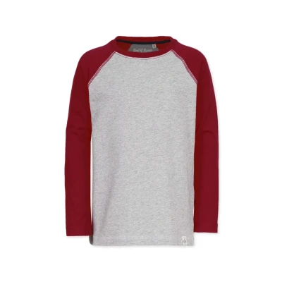 Abbildung von Band of Rascals Raglan Langarmshirt brickred für Kinder, Größe: 140, Brick red