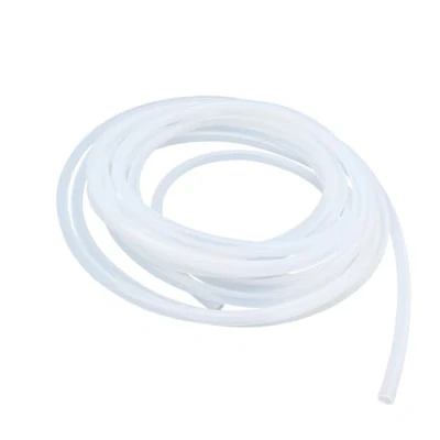 Abbildung von LAVMHAB Silikonschlauch 5mm ID x 7mm OD 5 Meter Länge, Lebensmitteltaugliche Schläuche Flexibler Schlauch Klar Wasser Luft Rohre für die Pumpe übertragen