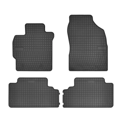 Abbildung von FROGUM 542766 Fußmattensatz Gummi vorne und hinten 4 schwarz Maßgefertigt TOYOTA: Auris Schrägheck