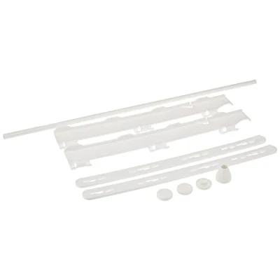 Abbildung von BabyDan 4854 2400 13 85 Wandbeschlag für Park a Kid, flexibel Größe M, L, XL und XXL, Weiß