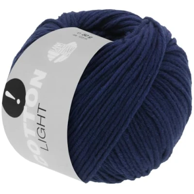 Abbildung von LANA GROSSA Cotton Light 0021 nachtblau Häkelwolle, 123 m