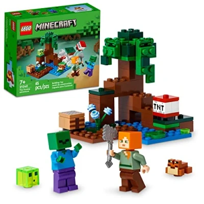 Abbildung von Lego Minecraft 21240 Das Sumpfabenteuer (65 Teile)