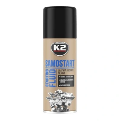 Abbildung von K2 Samostart, Motorstarthilfespray bis 54C, Starthilfespray, Zündhilfe, Kaltstart, Dieselmotor, Benzinmotor, Motorstarter, Motorstart 400ml