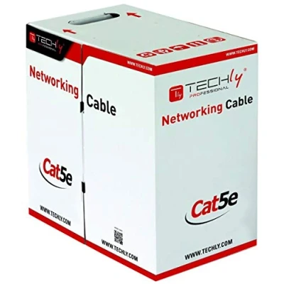 Abbildung von Techly Pro TechlyPro 303591 Network Installation Cable Cat5e UTP 4x2 solid CCA 305m pilkas