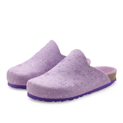 Abbildung von Lascana Pantolette flach, Damen, Größe: 36, Flieder Schuhe