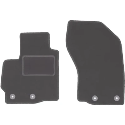 Abbildung von Wielganizator Automatte Passend für Mitsubishi ASX Crossover 2010 2019 Velours Autozubehör Auto Fußmatten Fußmatte 2 teilig Graphit