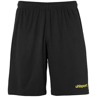 Abbildung von uhlsport Kinder Center Basic Shorts, schwarz/limonengelb, 116