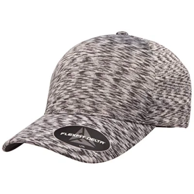 Abbildung von Flexfit Delta Seamless Unipanel Cap, Melange Silber, S/M