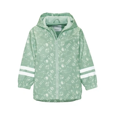 Abbildung von Playshoes Regenmantel Regenjacke Regenbekleidung Unisex Kinder,grün Waldtiere,140