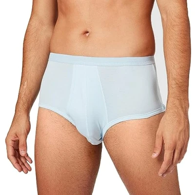 Abbildung von Eminence Herren Pur Coton Slip Taille Haute Ouvert Unterhose, Blau (Himmelblau), M EU