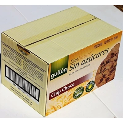 Abbildung von Gullon Choc Chip Kekse Ohne Zuckerzusatz 125 gr. (Packung mit 12)