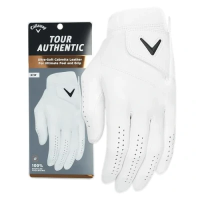 Abbildung von Callaway Golf Tour Authentic Herren Golfhandschuh (Serie 2022), Weiß, L