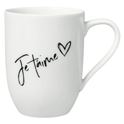 Abbildung von Villeroy &amp; Boch Statement Becher mit Henkel Je t ́aime 280ml
