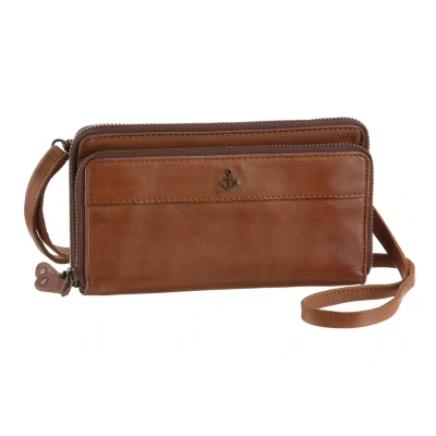 Abbildung von Harbour 2nd Anchor LOVE Serena 20 CM Clutch, Damen, Größe: One Size, Charming cognac