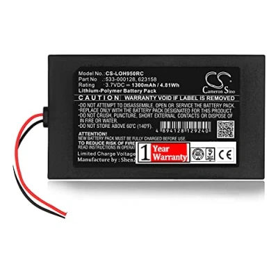 Abbildung von Ersatzakku für LOGITECH 915 000257, 000260, Elite, Harmony 950, Teile Nr. 533 000128, 623158