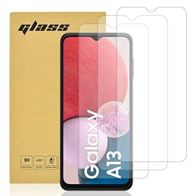 Abbildung von Totill 3 Stück für Samsung Galaxy A13 5G/4G Schutzfolie, Frei von Kratzern, 9H Härte, HD Displayschutzfolie, Ultra klar, Ultrabeständig, Panzer Schutz Glas Splitterfest schutzglas