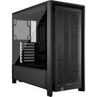 Abbildung von CORSAIR Frame 4000D Modulares Mid Tower ATX PC Gehäuse Hoher Luftstrom, InfiniRail™ Ventilator Montagesystem, ASUS BTF, MSI Project Zero, Gigabyte Stealth Schwarz