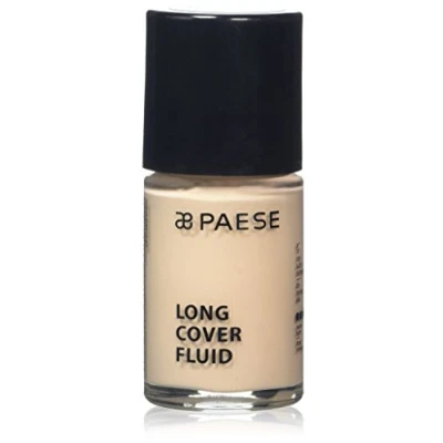 Abbildung von Paese Cosmetics 0.5 Ivory Long Cover Fluid Foundation, 30ml