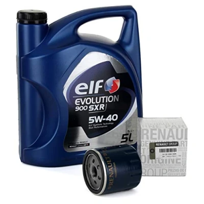 Abbildung von Duo Service Oil Change Elf Evolution SXR 5W 40 5 lts + Original Ölfilter 152089599R