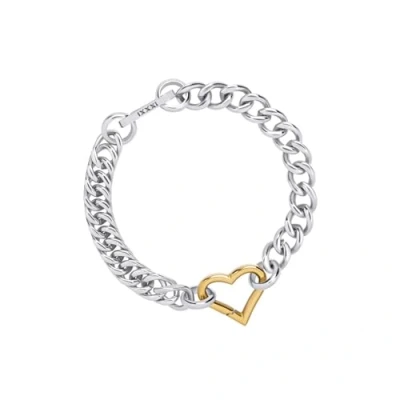 Abbildung von iXXXi Connect Composite Armband Bobbie Silber 19cm, Edelstahl, Kein Edelstein