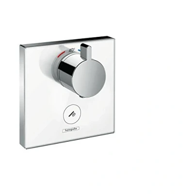 Abbildung von hansgrohe Brausethermostat &quot;ShowerSelect&quot;, HighFlow Unterputz Weiß/chrom
