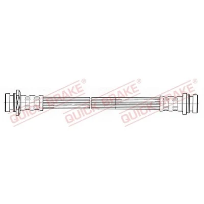 Abbildung von QUICK BRAKE 25.018 Bremsschläuche 235 M10x1 SUZUKI: SWIFT 4, Grand Vitara 1 SUV, Alto VII, NISSAN: Pixo