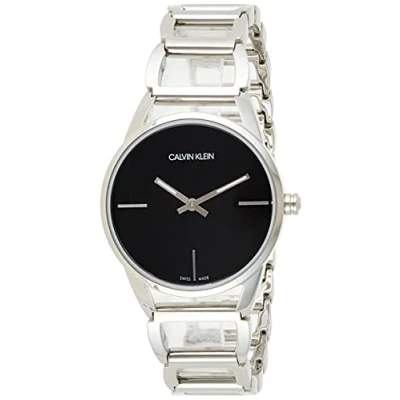 Abbildung von Calvin Klein Damen Armbanduhr XS ck Stately Analog Quarz Edelstahl K3G23121
