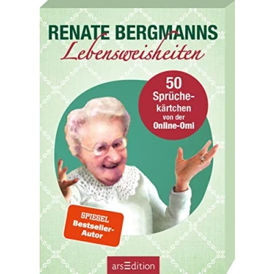 Abbildung von Renate Bergmanns Lebensweisheiten: 50 Sprüchekärtchen von der Online Omi Kartenbox mit Gute Laune Sprüchen und Weisheiten Twitter Oma